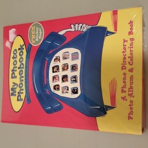NEW(Factory Sealed) 2000  - My Photo Phonebook for Children
